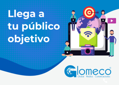 Diseño promocional de Glomeco