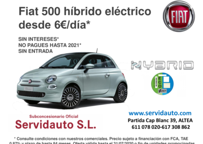 Valla Publicitaria de Servidauto Campaña FIAT 2020